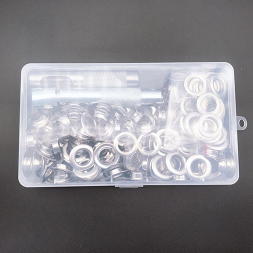 12mm Hole Punch Eyelet Set Metal Installation Tool Rivet Leathercraft Sewing Buckle Fastener Home Repair Spikes DIY Grommet