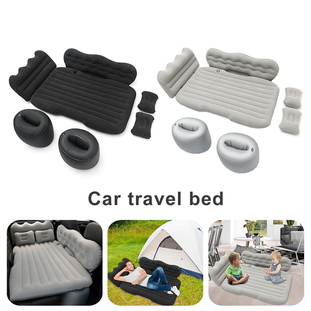 Colchón de aire para coche, cama de viaje, cómodo, seguro y duradero, hecho de Material de PVC y flocado, colchón de aire de doble uso