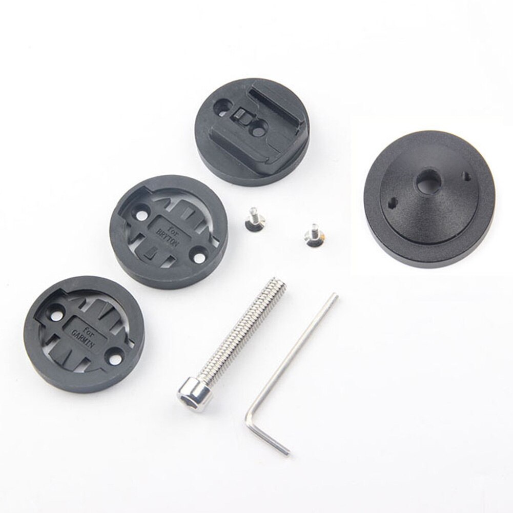 1 Set Fahrrad Computer Tacho Befestigung Montieren Einsatz Kit Adapter Halterung Für Garmin/Wahoo/Bryton: Black