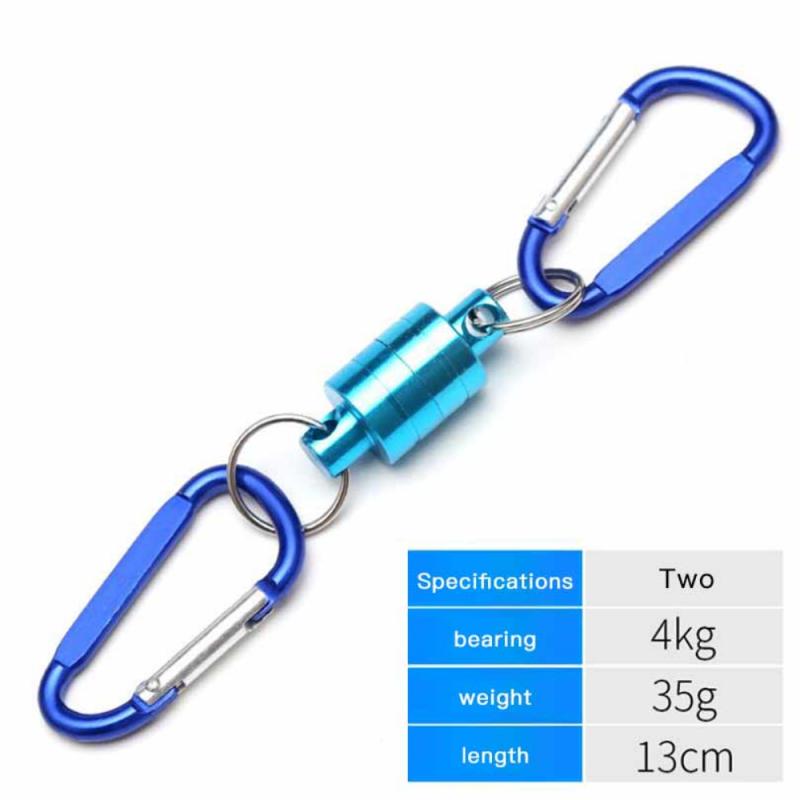 Sterke Magnetische Karabijnhaak Draagbare Outdoor Vissen Bergbeklimmen Release Lanyard Sterke Trein Release Gesp Draagbare Gereedschappen: F