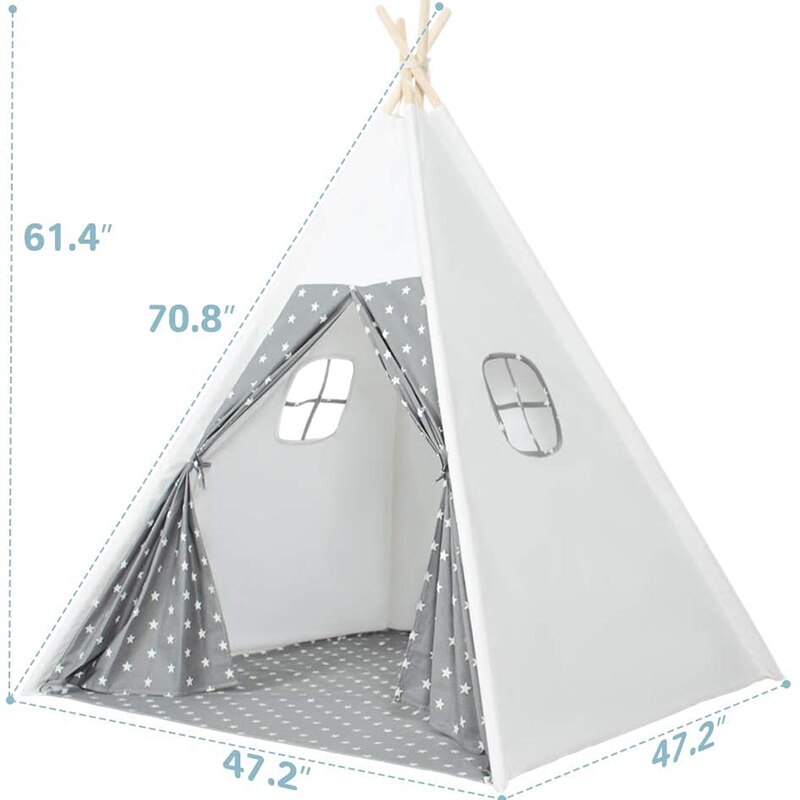 Kinder Tipi Zelt Für Kinder Spielen Haus Indoor Outdoor Tipi Infantil Spielen Spielzeug Zelt 1,8 m Wigwam Für Kinder