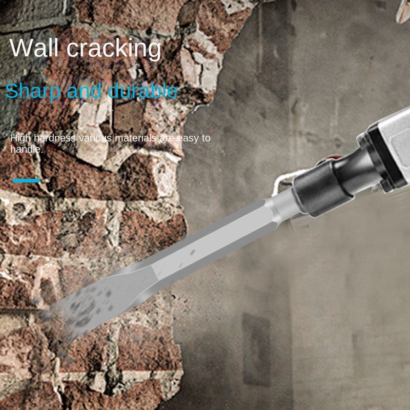 Elektrischer Hammer Schlag bohrer quadratischer Griff spitzer flacher Meißel breiter Schaufel motor Schaufel elektrischer Pick meißel
