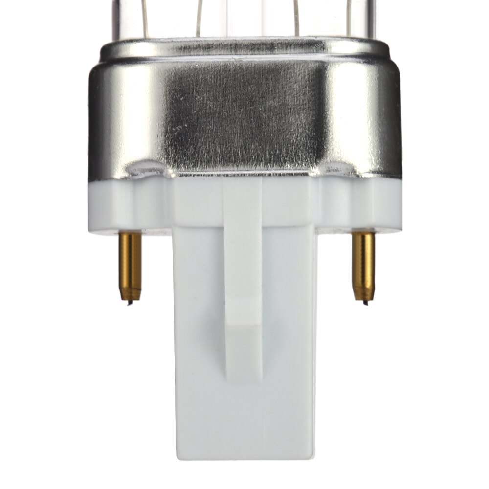 2 stk 9w akvariefisk akvarium uv sterilisator renser udskiftning lampe rør pærer renser pærer  g23 base bakteriedræbende ultraviolet