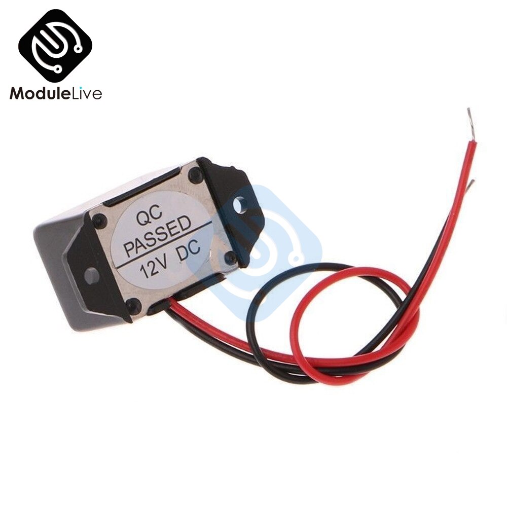 DC 12V 85dB Alarm Buzzer Mini Electronic Alarm Buzzers Continuous Constant Tone Buzzer Tools