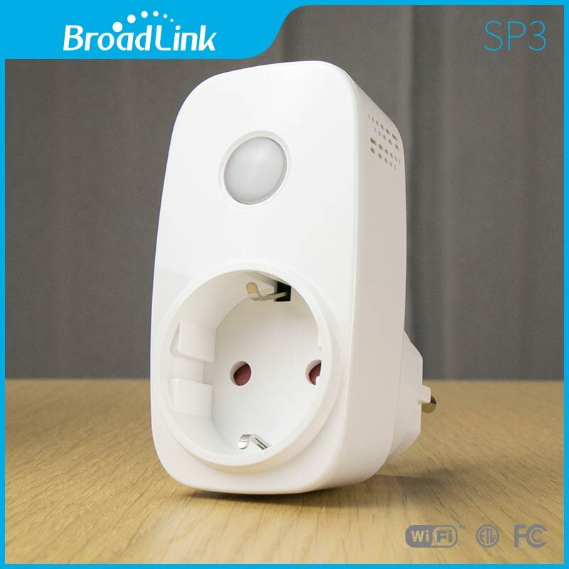 Broadlink SP3S Eu/Contros Slimme Draadloze Wifi Socket Voeding Plug 16A 3500 W Met Energie Meter Ios Android afstandsbediening