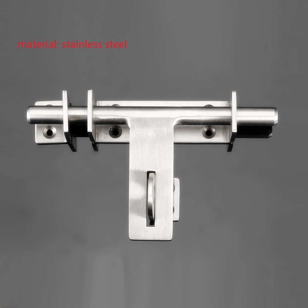 1PC Heavy Duty Door Bolt Gate Latch Premium Safety Stainless Steel Barrel Bolt Gate Latch Door Lock