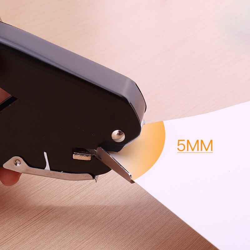 Metal 5mm R5 Round Hole Punch ID Business Credit Card Photo Paper Rounder Puncher Plier Cutter Tools
