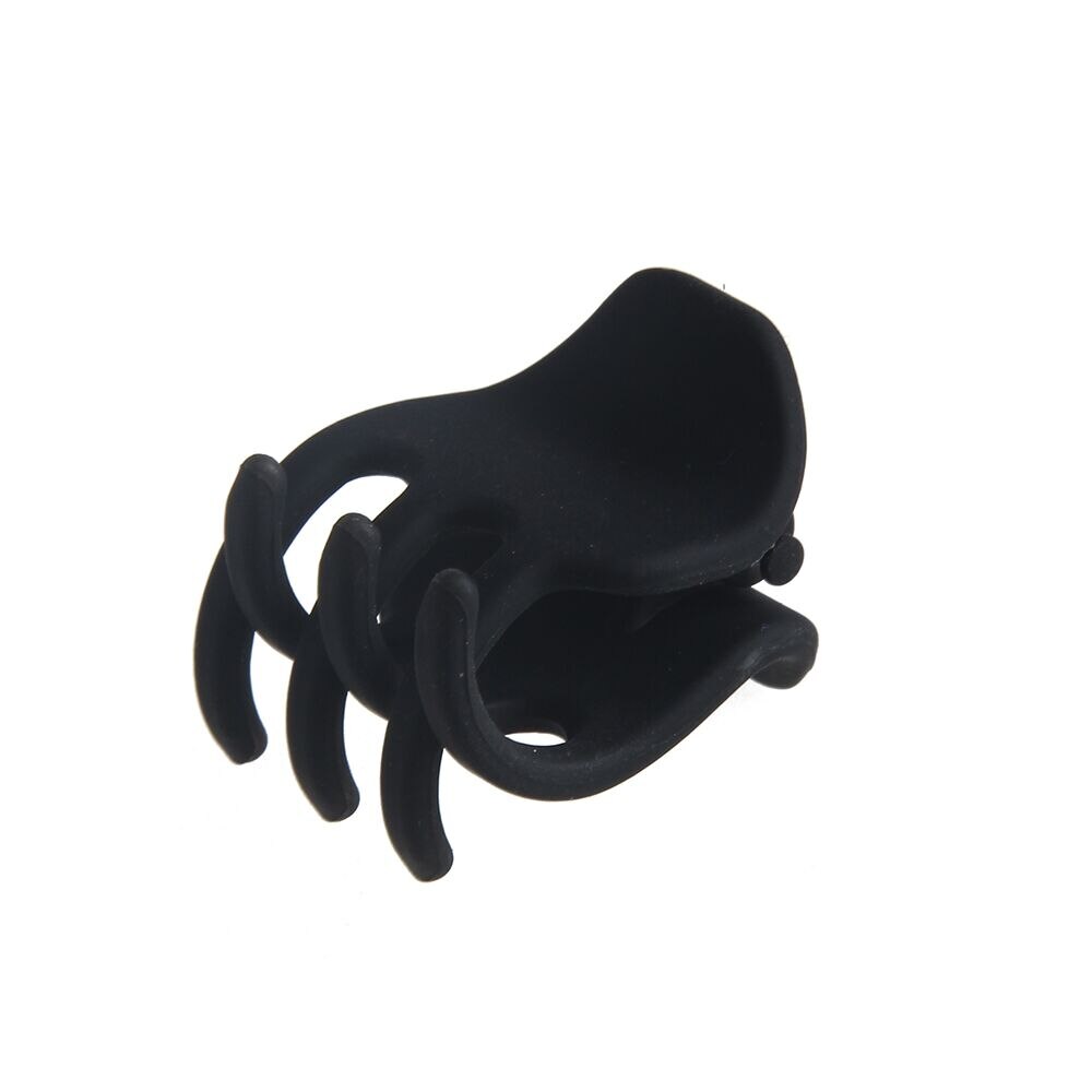 Pince à cheveux en forme de crabe pour femmes, 5 pièces/lot, petite épingle à cheveux, accessoires de coiffure: Black