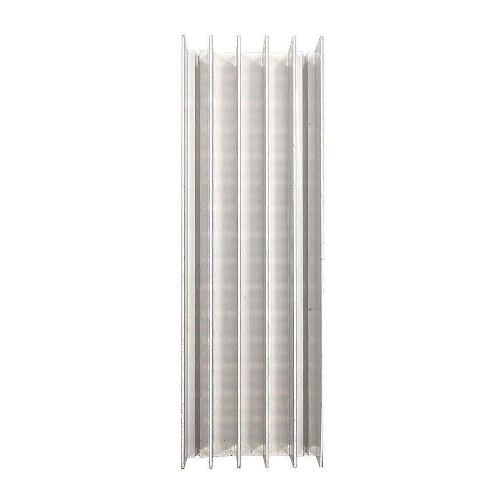 2 st 120 x 40mm kylfläns för led-lampor aluminium kylkort radiator 12cm cool panel ob led belysning diy