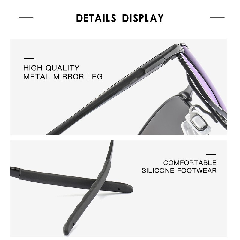 Photochromism Fishing Sunglasses Chameleon Men Women Outdoor Driving Sun Glasses Square Sunglasses Anti-UV Eyewear 11-KPBS1830