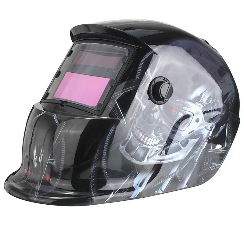 Solar Automatic Welding Helmet Welding Mask Automatic Welding Shield MIG TIG ARC Welding Shield (Terminator): Default Title