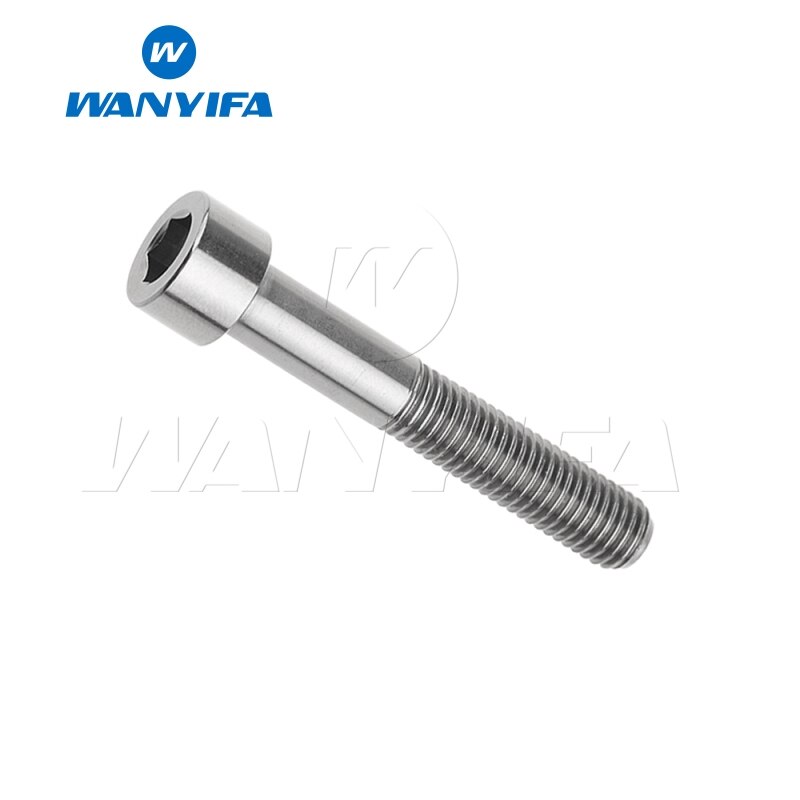 1Pcs M7 X 40 43Mm Titanium Ti Bouten Inner Hexagon Kolom Hoofd Schroef Voor Fiets Zadelpen Fiets Bullone onderdelen: M7x43