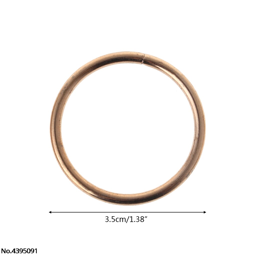 Anillo de atrapasueños de Metal, macramé, accesorio artesanal, bricolaje, 35-190mm, H7ED: 01