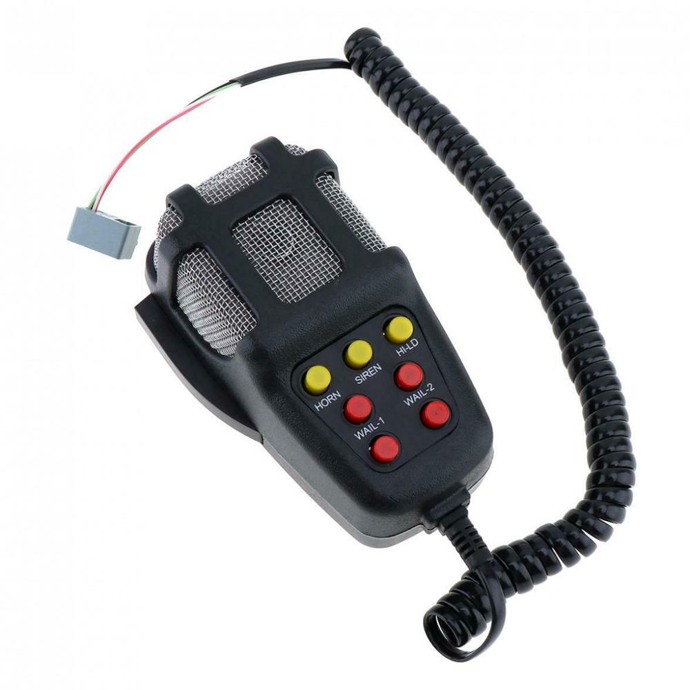 100W 12V 7 Tone Sound Emergency Siren Car Horn Loud Speaker Car Truck Police Fire Air bugle PA Speaker with MIC Car Accessories