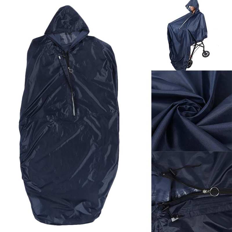 Waterdichte Poncho Voor Rolstoel Mobiliteit Oude Scooter Wind Proof Cape Regenjas Mantel Met Kap Regenkleding