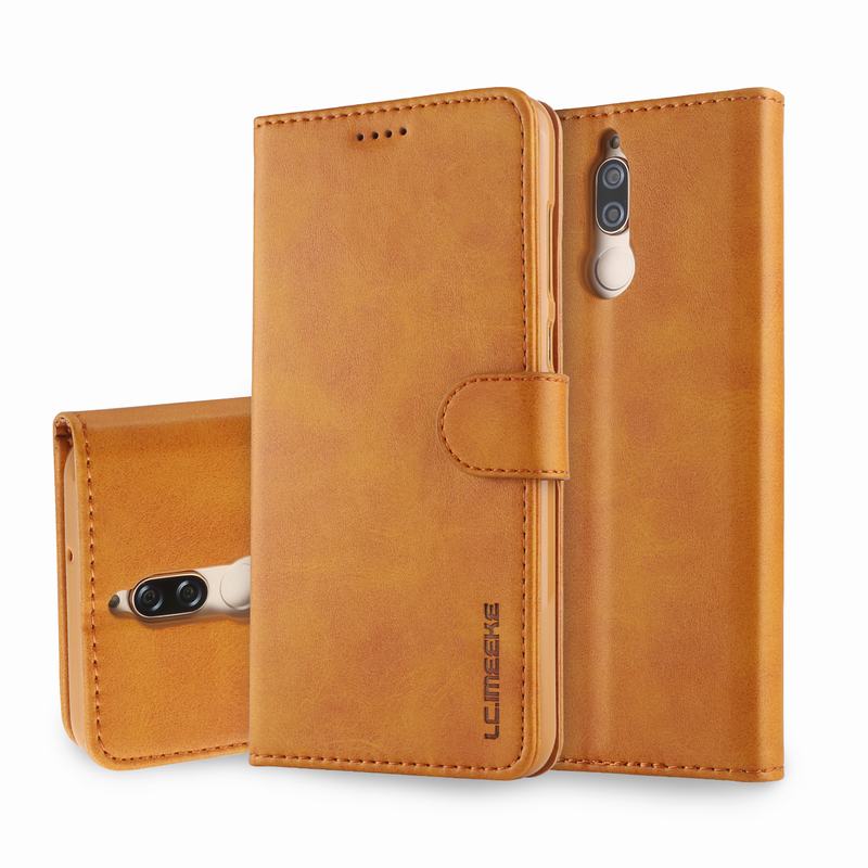Di lusso di Caso Per Huawei Mate 10 Lite Caso Della Copertura di Vibrazione Per Huawei Mate 10 Pro Mate10 Cassa Del Raccoglitore Magnetico Vintage sacchetti del telefono Custodie