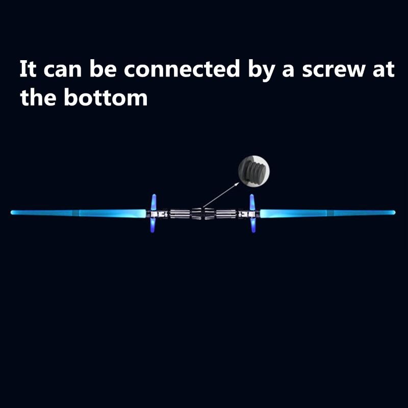 Versenkbare Licht Klang Kreuz Lichtschwert Spielzeug Leucht LaserSword Licht hoch LED 97BD