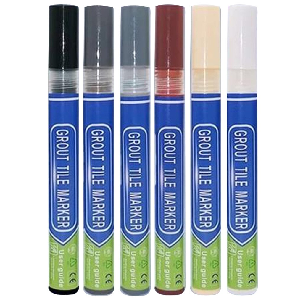 Carrelage beauté stylo de coiffure salle de bain étanche et moisissure coulis marqueur stylo 4ml réparation stylos sol peinture nettoyant outils de nettoyage