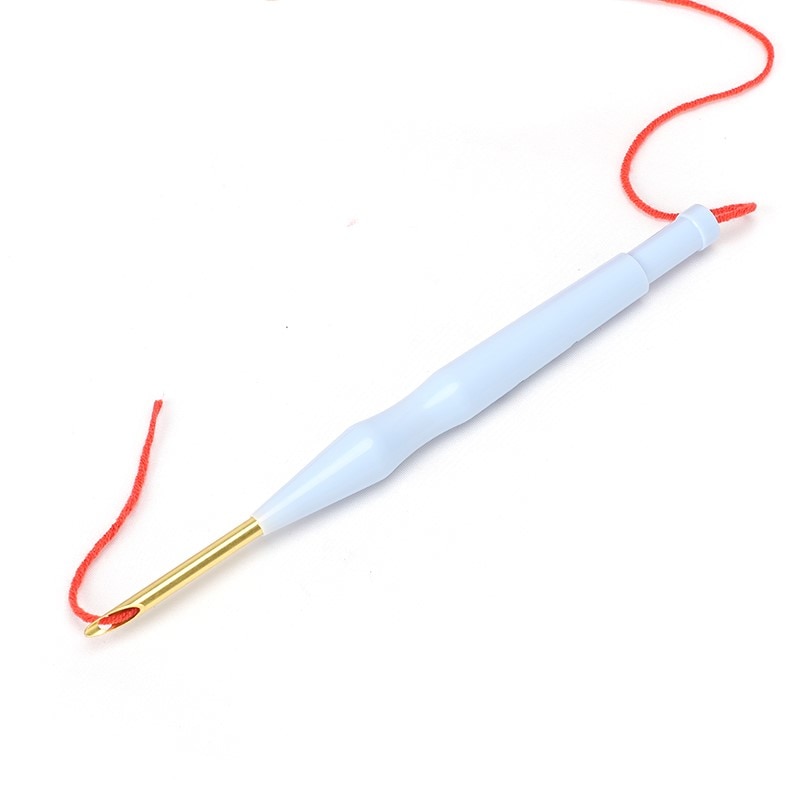 1PC Plastic Punch Needle Embroidery Pen Set Adjustable Punch Needle Weaving Tool Interchangeable Punch Needle Sewing Accessories