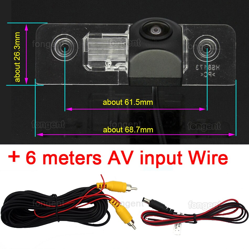 Rear View Backup Omkeren Parking Camera Voor Ford Fiesta St Klassieke Ikon 2002 2003 2004 2005 2006 2007 Auto accessoires: fish eye