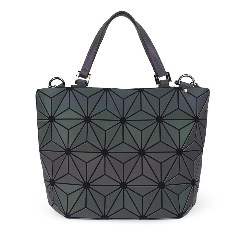 Blumen Poesie Frauen Bao Tasche Neue Geometrie Pailletten Spiegel Saser Einfachen Klapp Taschen Leucht Handtasche Frauen lässig Tote Bao Tasche