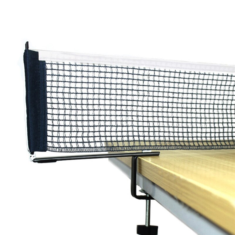 Bærbart bordtennisnet sæt jernstativ fleksibelt bordtennisnet stål fitness sport bordtennisnet med klemmestoltilbehør