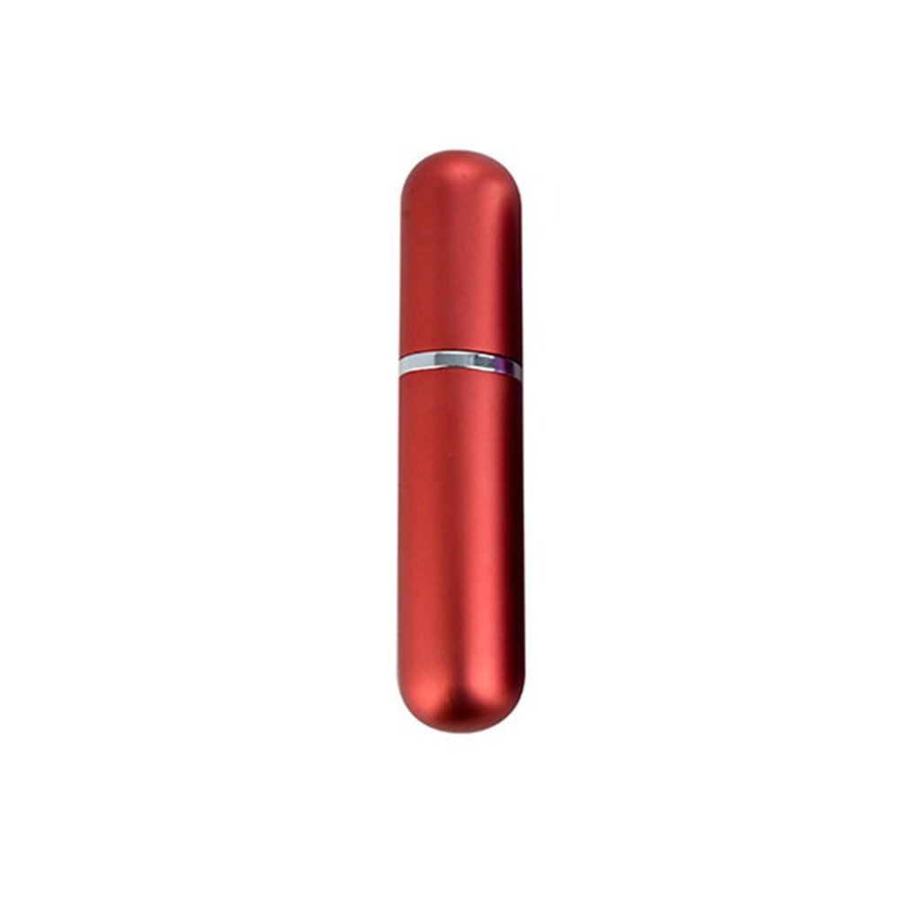 Mini vaporisateur rechargeable en aluminium, 5ml, atomiseur en Spray pour parfum, conteneur Portable, cosmétique, pour les voyages: bright red