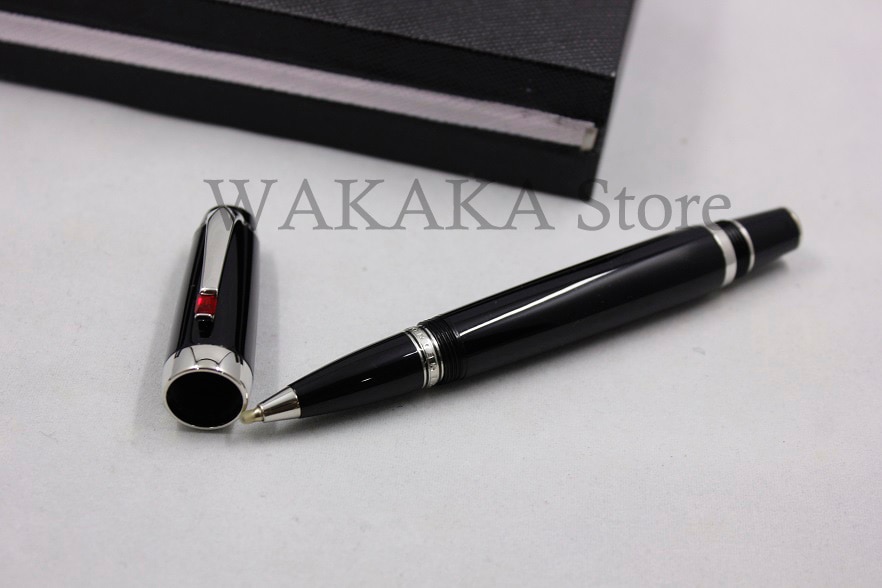 Luxury Wakaka mon stone Roller Gel pen roller ball blanc ink pen