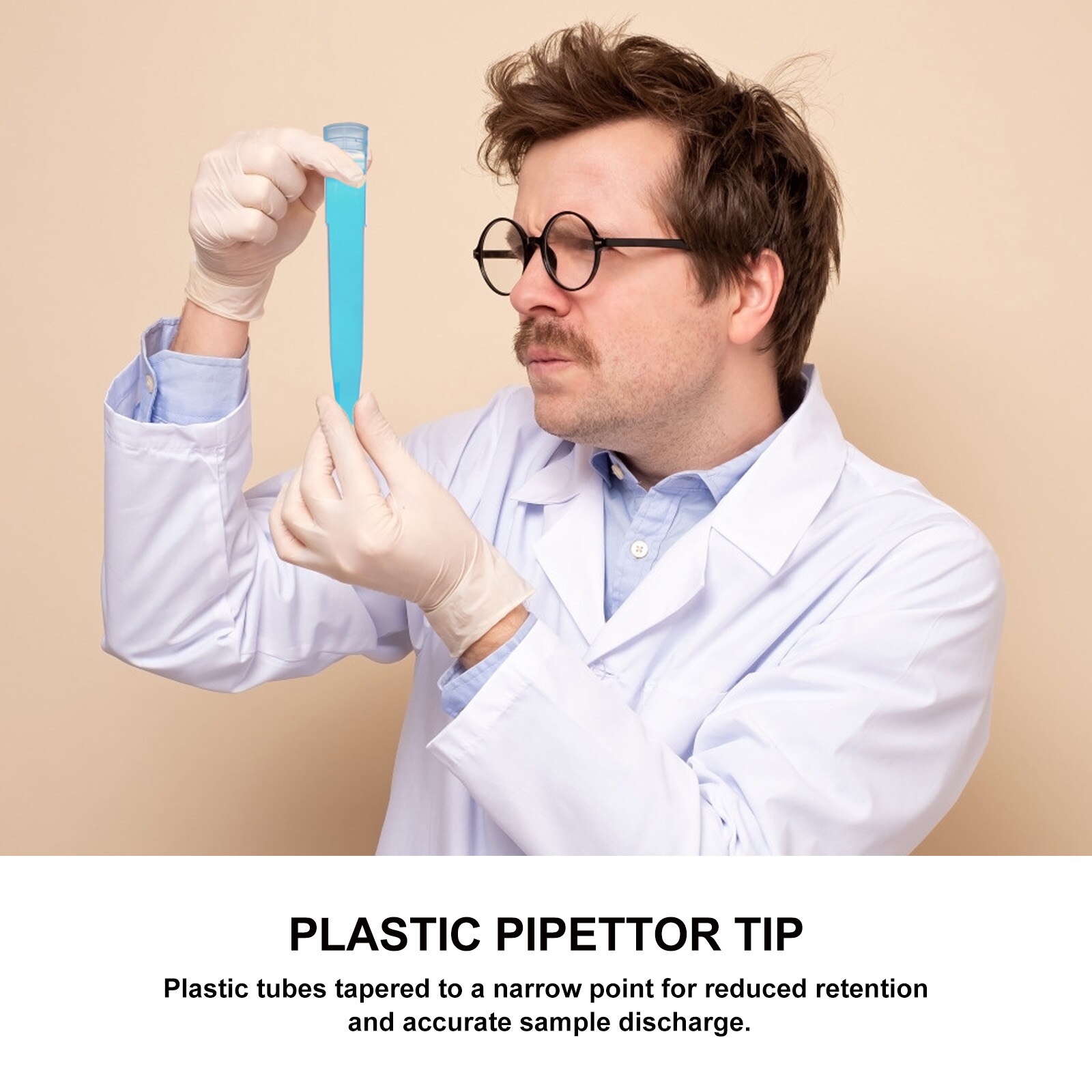 1000pcs Laboratory Liquid Pipette Tips Scientific Pipette Nozzles Universal Pipette Tips