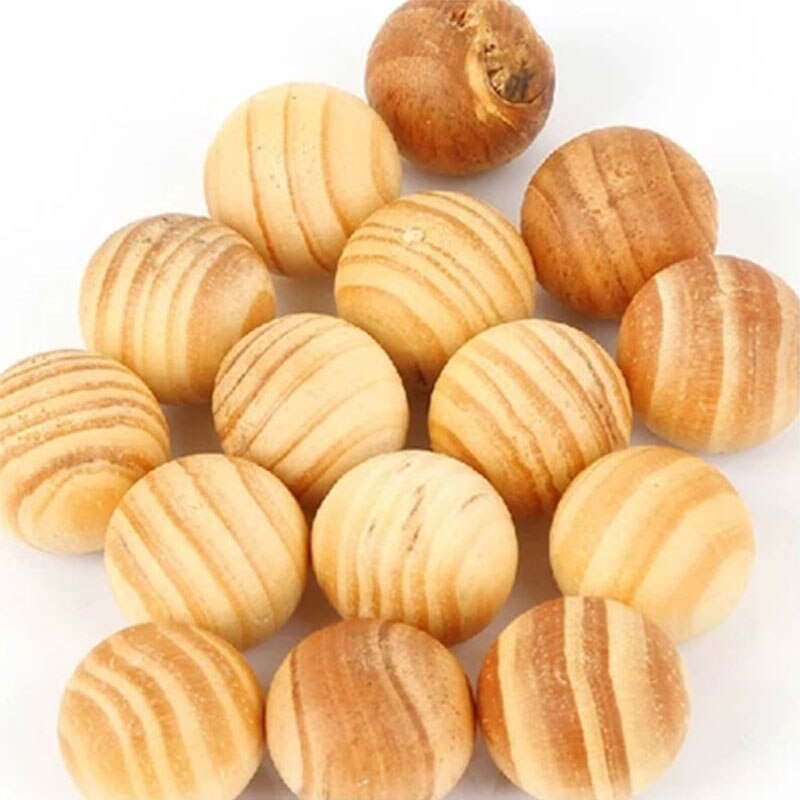 5 unids/lote madera cedro Natural lavanda alcanfor bolas armario ropa dormitorio