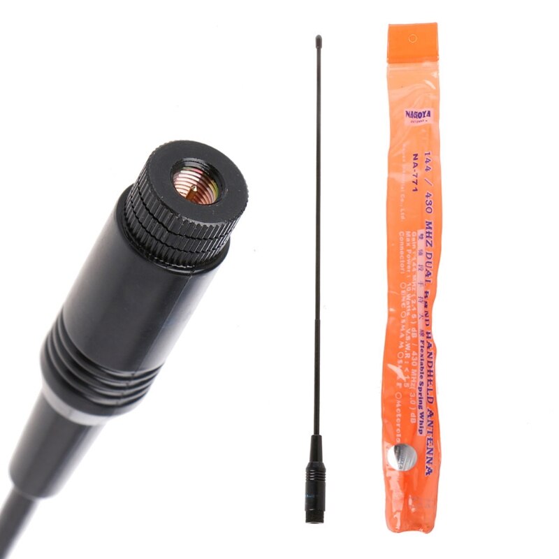 NA-771 Dual Band Walkie Talkie Handheld Radio Antenna VHF/UHF SMA-Male for baofeng UV-5R