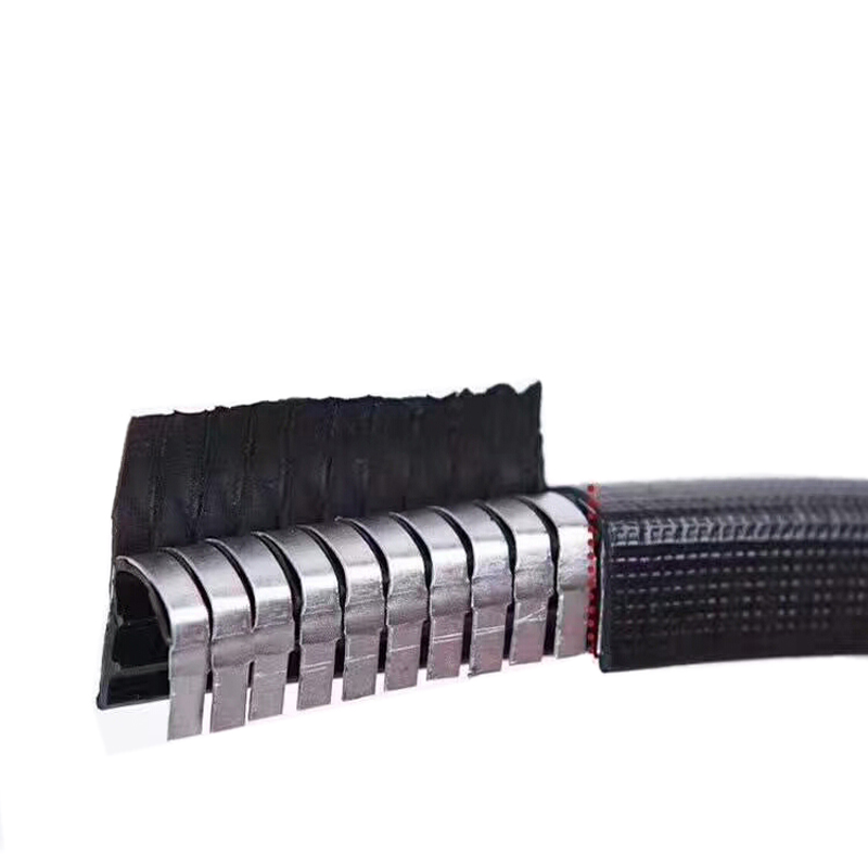 5m længder clmap fortykket panel u-formet gummitætningsliste kant gummibeskyttelsesliste metalplade kant gummiliste
