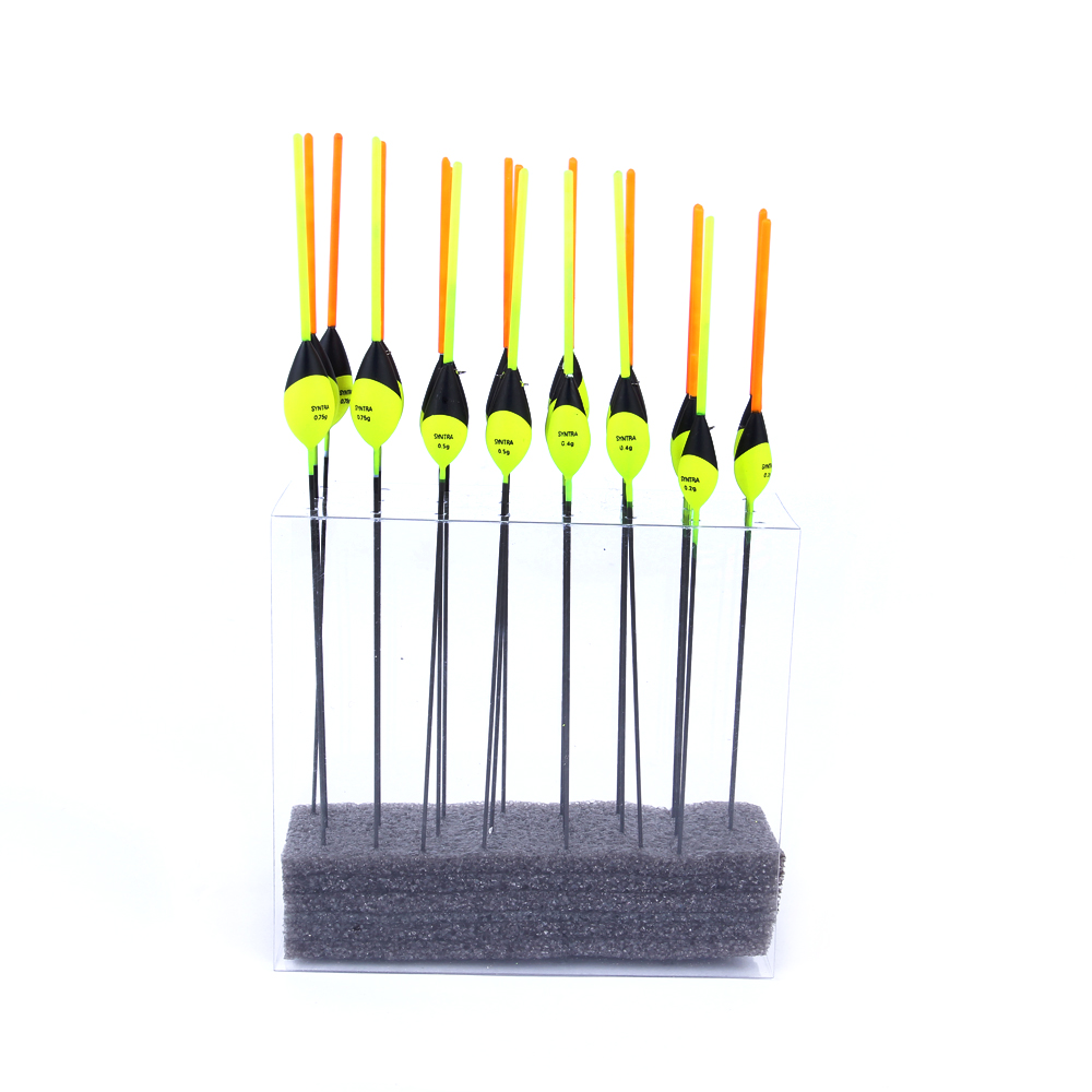 VIS KONING Vissen Vlotter Wood betonning marine 100 stk/set Dobbers For a Vissen Flotteur de Peche Karpervissen Accessoires Pesca