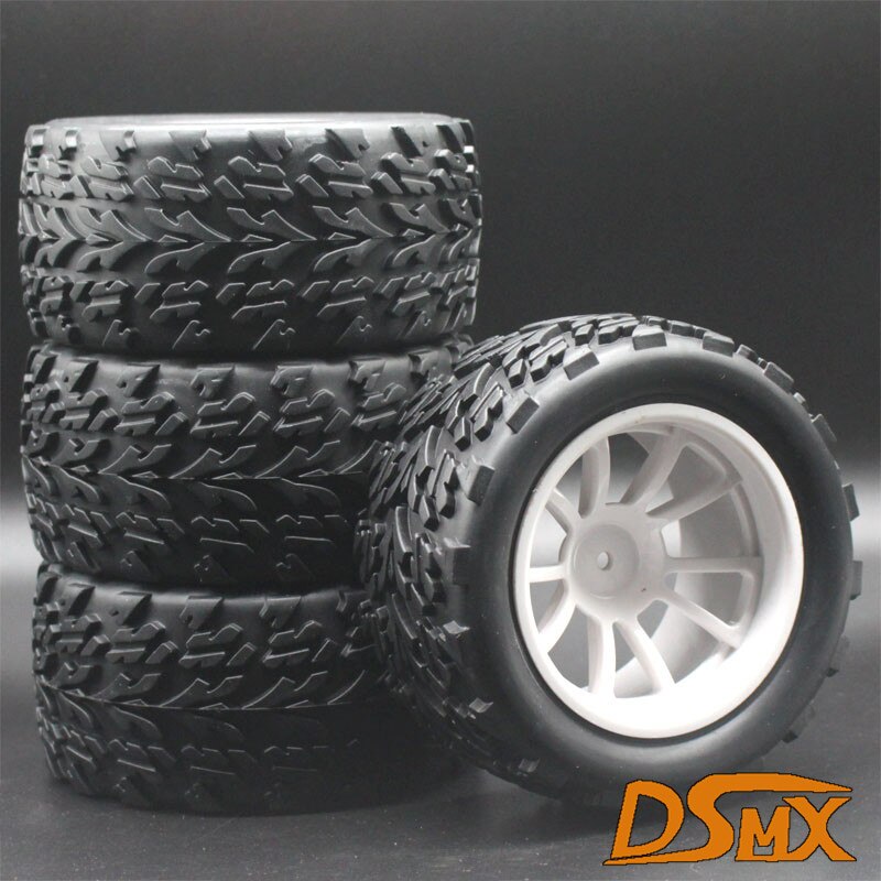 4pcs 1/10 Truck Bigfoot Tire Monster Bigfoot Truck Tire 115mm Diameter Hsp 94111 94108