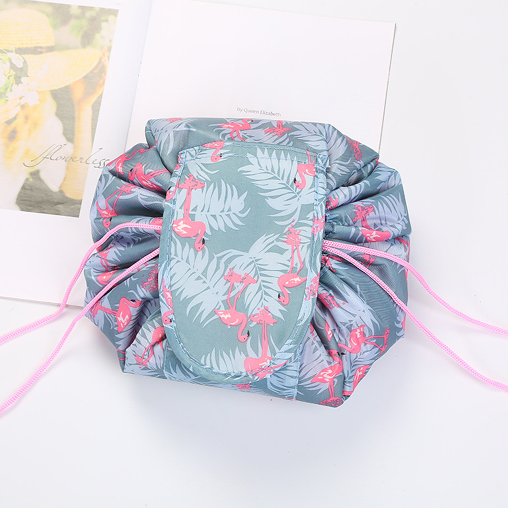 Unisex Portable Lazy Storage Cosmetic Bag Drawstring Waterproof Magic Makeup Pouch Large Capacity Travel Toiletry Bag: Style 3
