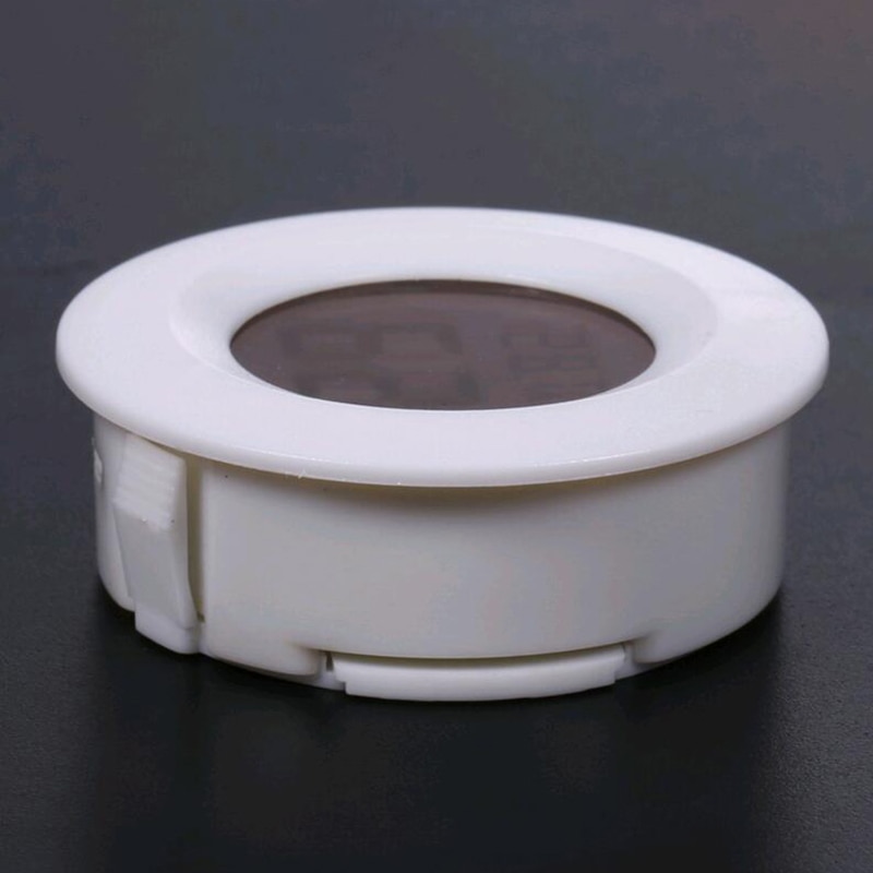 Mini Portable LCD Hygrometer Monitor Outdoor Home Temperature Travel Humidity Round Digital Thermometer People Pet Test