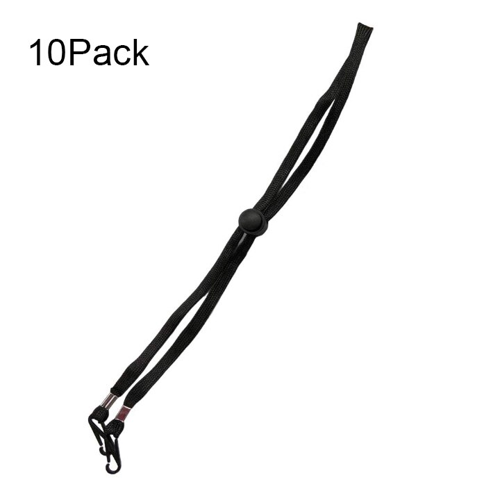 10pcs Adjustable Hanging Neck Mask Lanyard Extension Strap For The Back Of The Head Or The Neck With Clip For Children: B