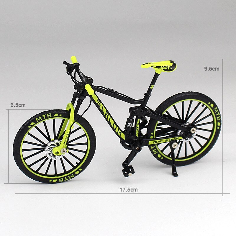 1:10 legierung Finger Fahrrad Spielzeug Für Jungen Mini Bike Mit Brems Seil Legierung Funktionale Berg Fahrrad Modell Spielzeug Für Kinder