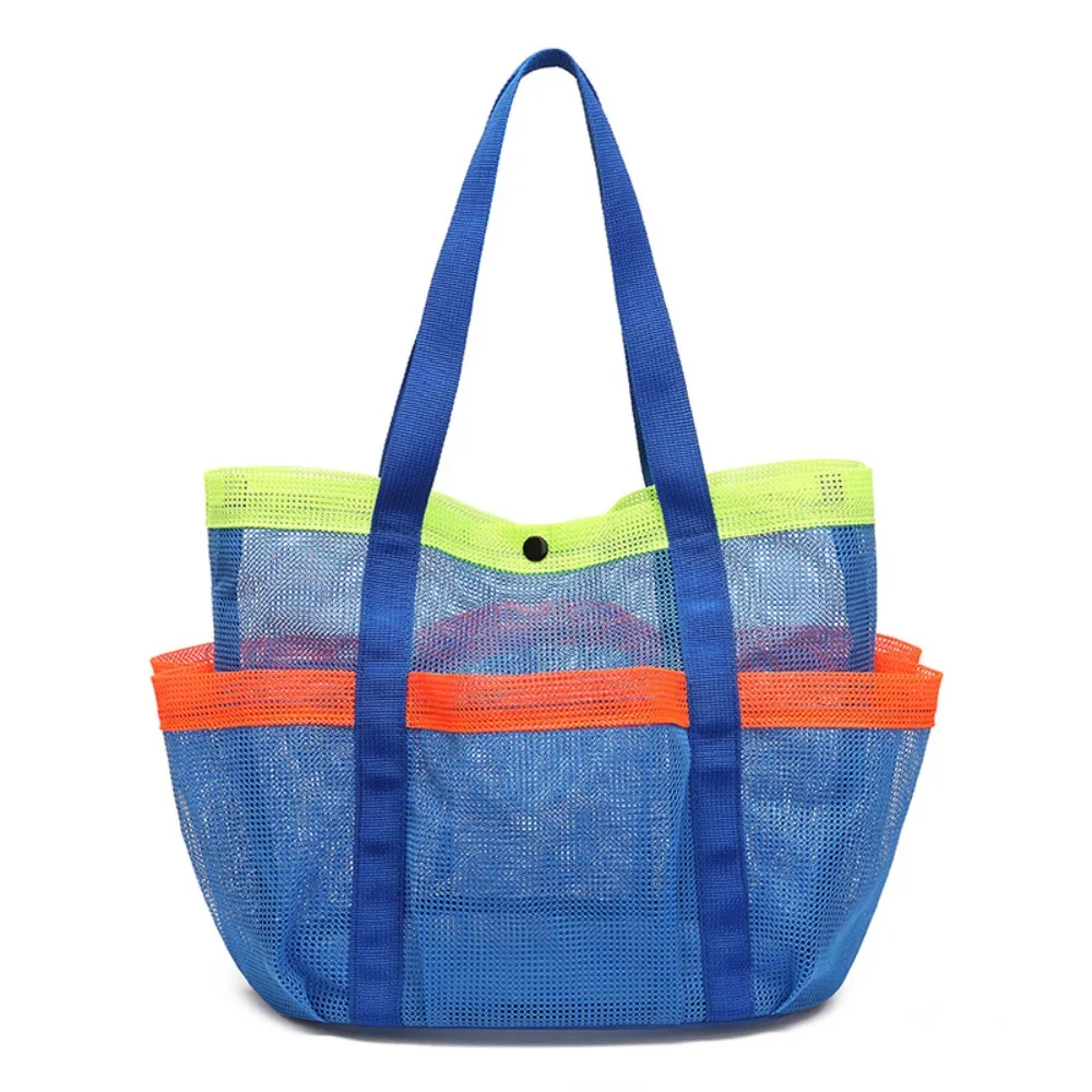 Portable Beach Tote Bag Breathable Foldable Toiletry Bag Durable Large Capacity Quick Dry Swimming Handbag: green