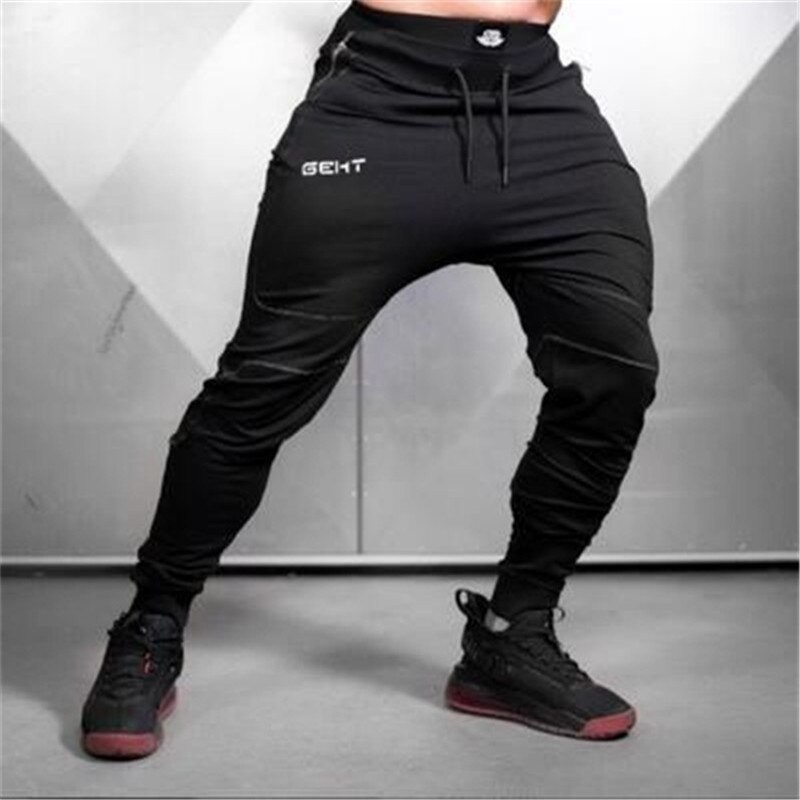 Heren Joggers Casual Broek Fitness Mannen Sportkleding: A434