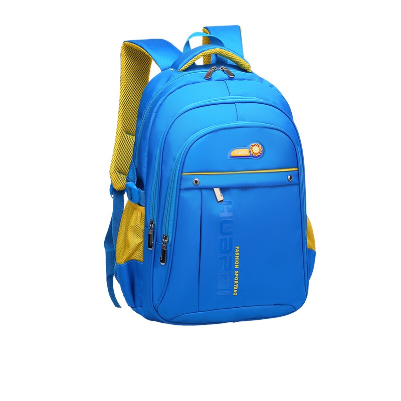 kinder Schule Taschen für Jugendliche Jungen Mädchen Große Kapazität Wasserdichte Grundschule Rucksäcke Mochila Kinder Buch Satchel: Sky Blue large