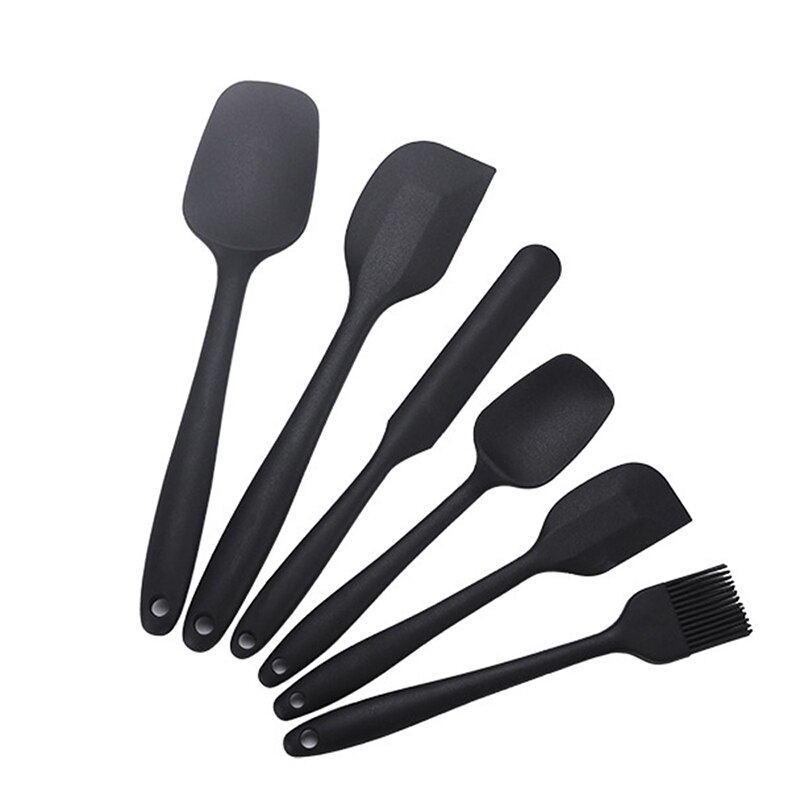 Lot De 6 Petits Pinceaux Décoration Gâteaux – Tête Nylon, Manche Plastique, Pour Pâtisserie DIY Et Glaçage - 6