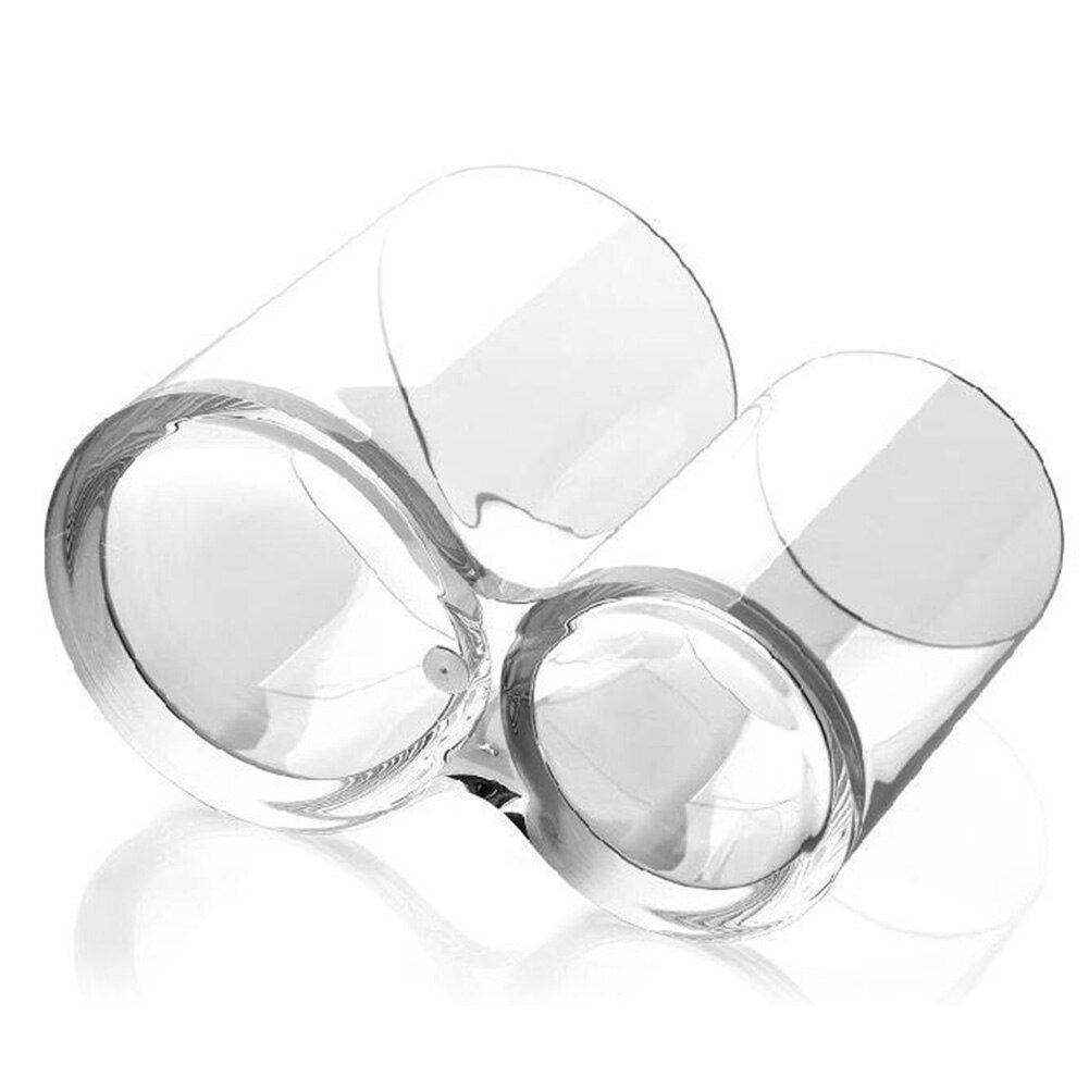 Storage Cotton Pads Holder Jar Swab Box Cosmetic Round Double Containers Makeup Organizer Clear Acrylic Portable Home Hotel