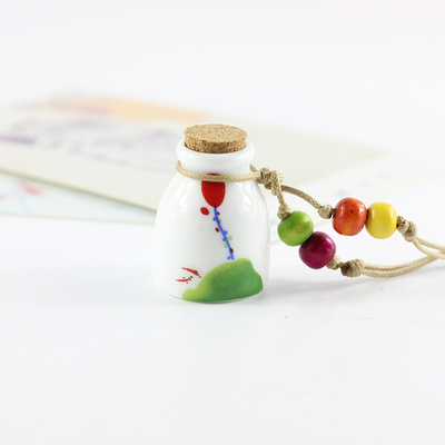 Cute perfume bottle necklace women's ceramic classic necklaces & Pendants DIY handmade necklace for women #1199: DZ118