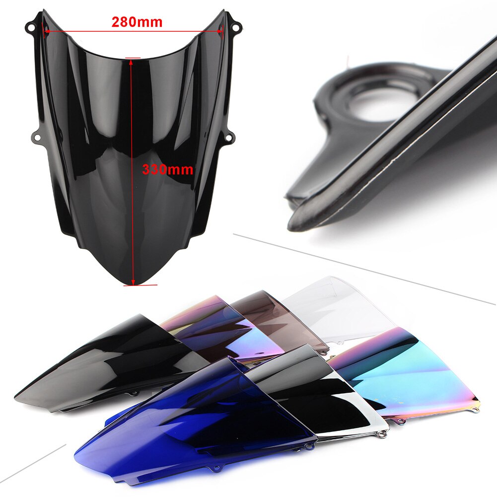 Daytona 675 Double Bubble Motorcycle Windscreen Windshield ABS Windproof For Triumph