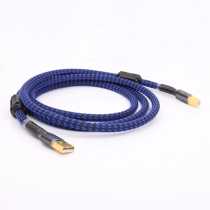 2FT/3FT/5FT HIFI USB Cable DAC A-B Alpha OCC Digital AB Audio A to B High end