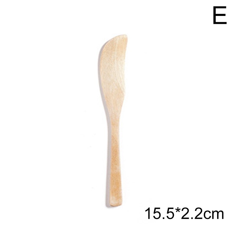 Wooden Tableware Non Stick Wooden Spatula Cooking Shovel Small Rice Spoon Cooking Utensils Handmade Household Tableware: E