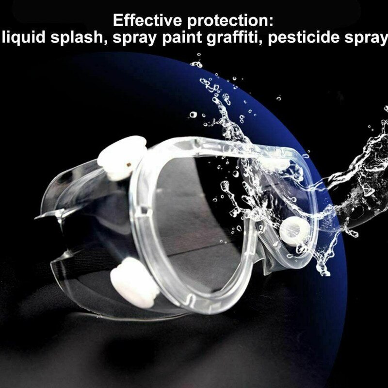 Safety Lab Glasses Protective Anti-Dust Goggles Chemical Industrial Eyewear