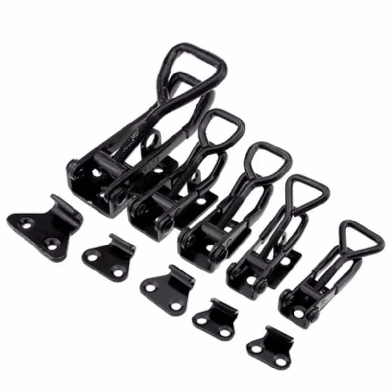 Tuimelvergrendeling Vangst Knevel Klem Verstelbare Kast Kast Hendel Handvat Slot Hasp Hasp Voor Houtbewerking Handgereedschap Meubelen Hardware