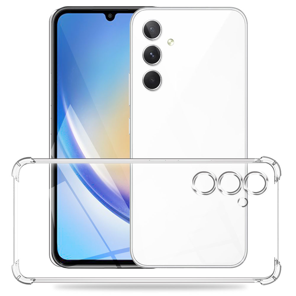 Stoßfeste, transparente silikonhülle für samsung galaxy  s24 s23 s22 ultra,  s21 s20 fe plus, note 20 ultra und  a14 a34 a54 a15 a25 a35 a55